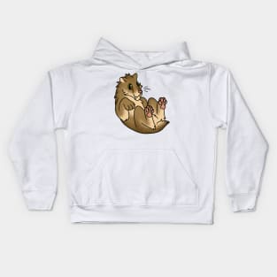 Cute Homotherium (Brown Version) Kids Hoodie